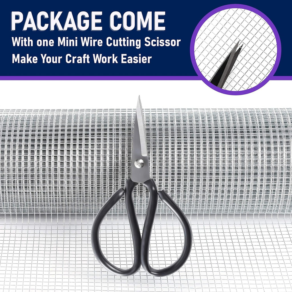 16IN x 15FT 1/4 Inch Galvanized Welded Wire Mesh 18 Gauge Q6047