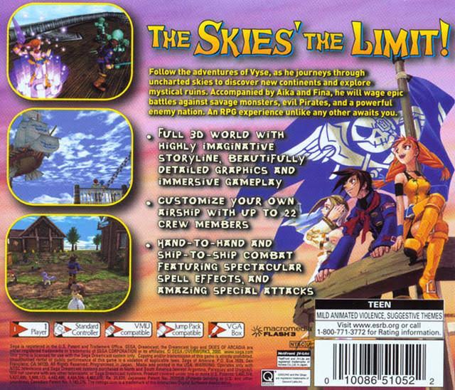 Skies of Arcadia Dreamcast X318400