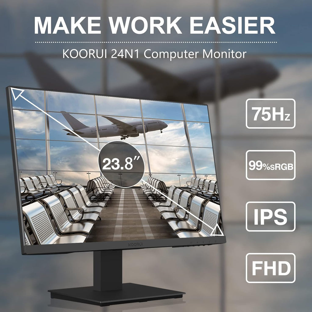 23.8 Inch FHD 1080p IPS 75Hz Computer Monitor B209783