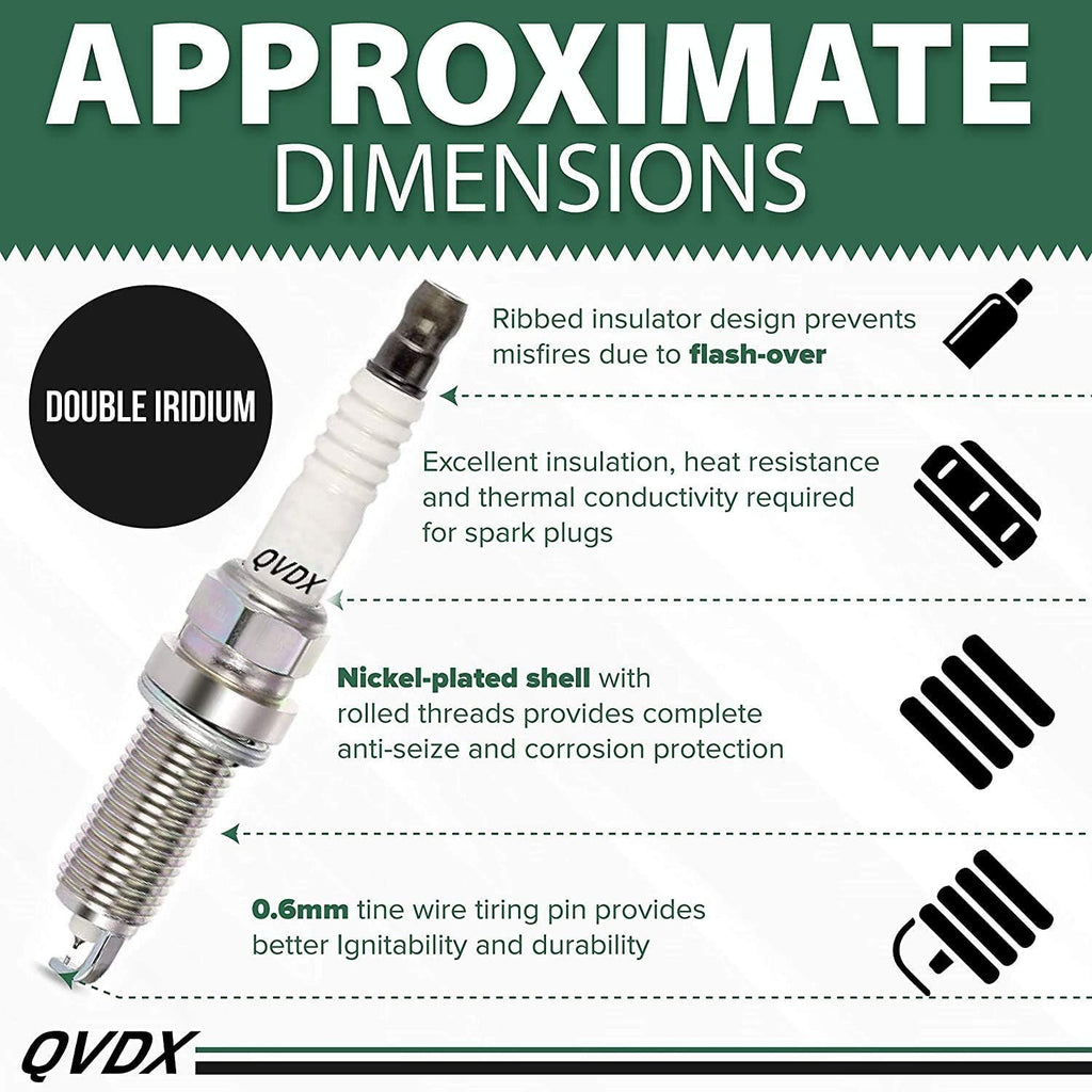 Iridium Spark Plugs and Ignition Coil Pack of 6 K468898