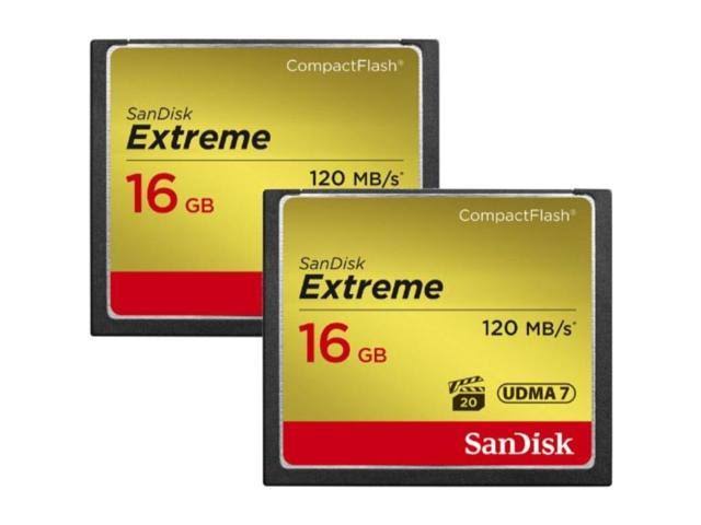 16 GB CompactFlash Memory Card Pack of 2 C1500