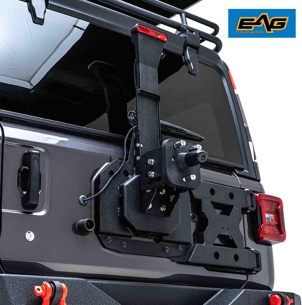 Tire Carrier Kit with 3rd Brake Light Bracket and Back Up Camera Adaptor N38685
