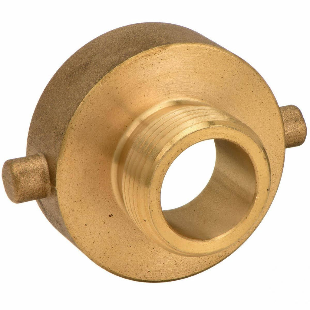 Fire Hose Adapter Pin Lug Brass 2-1/2 in x 4-1/2 in Z628237