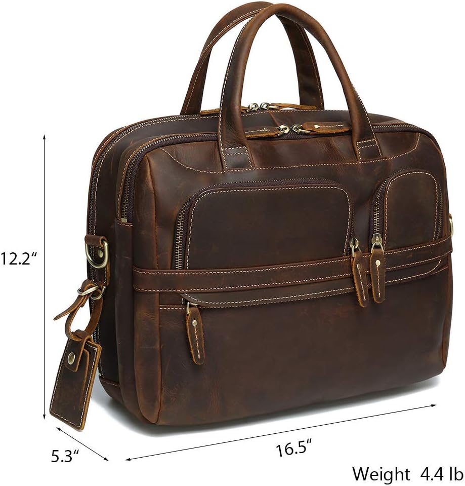 Vintage Leather 15.6 Laptop Messenger Bag A92828
