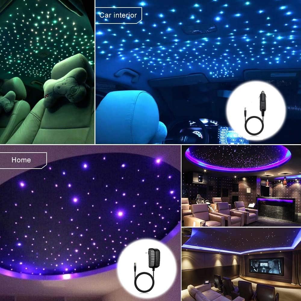 20w Fiber Optic Ceiling Lighting Kit 1100pcs 13.1ft RGBW D3781