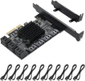 4X PCIE SATA Card 16 Ports with 16 SATA Cables A51789