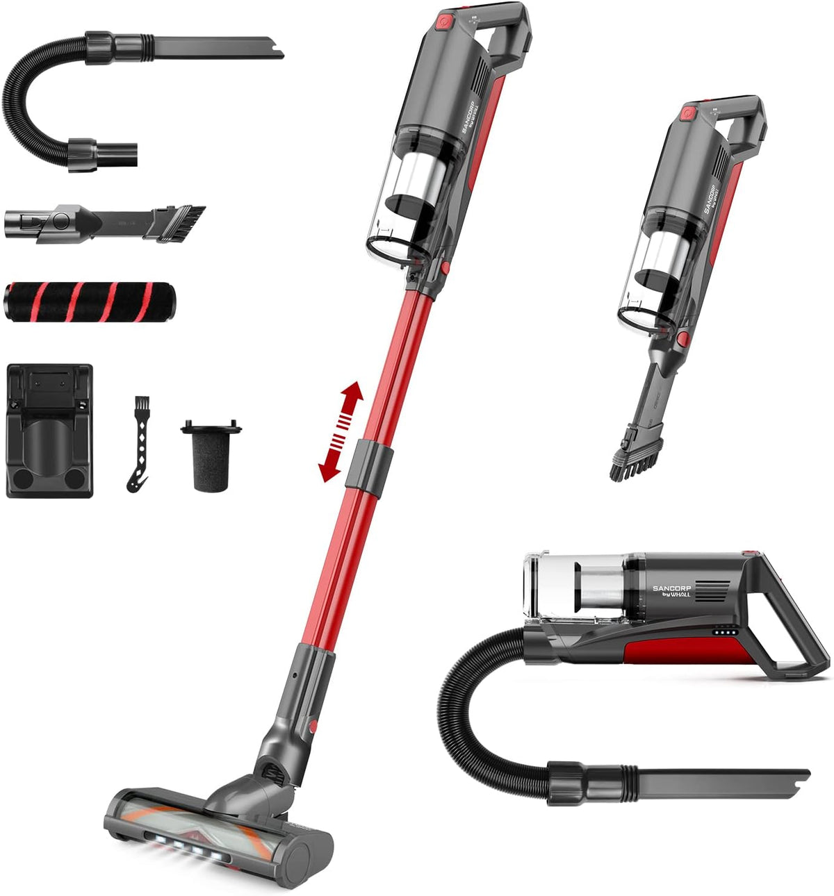 22Kpa 250W Cordless Stick Vacuum Cleaner D6855