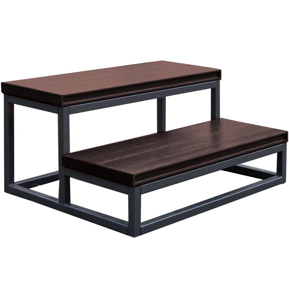 2 Tier Spa Step in Smoke H24275
