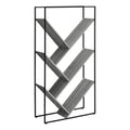 Grey Black Metal Bookcase W954860