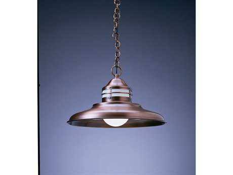 Antique Brass Cream Outdoor Pendant J595