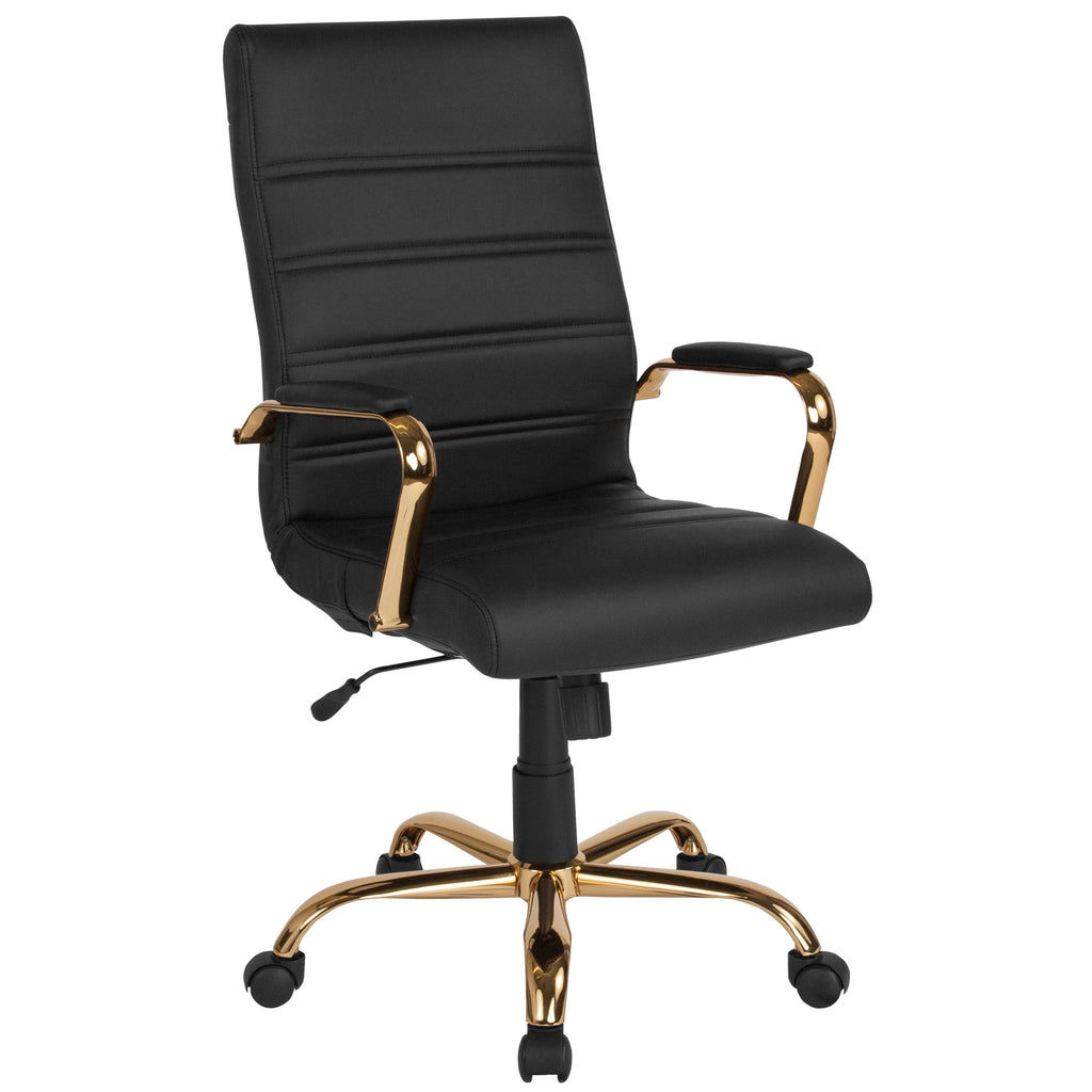 High Back Bonded Leather Executive Swivel Chair G437661