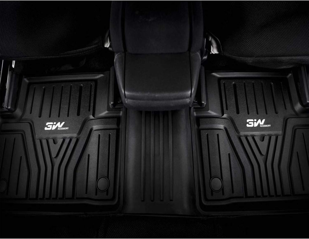 TPE All Weather Floor Liner Full Set Car Mats Black T46029