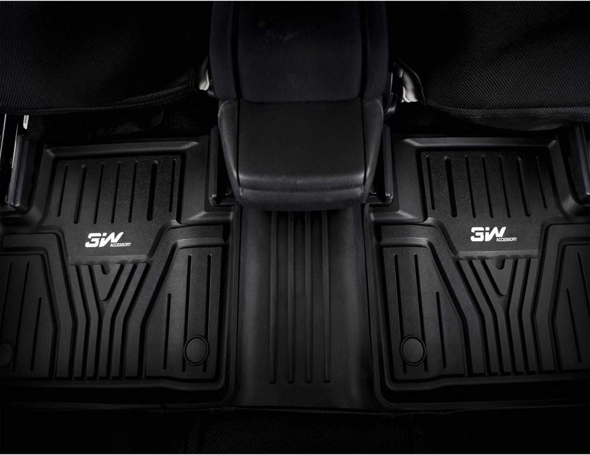 TPE All Weather Floor Liner Full Set Car Mats Black T46029