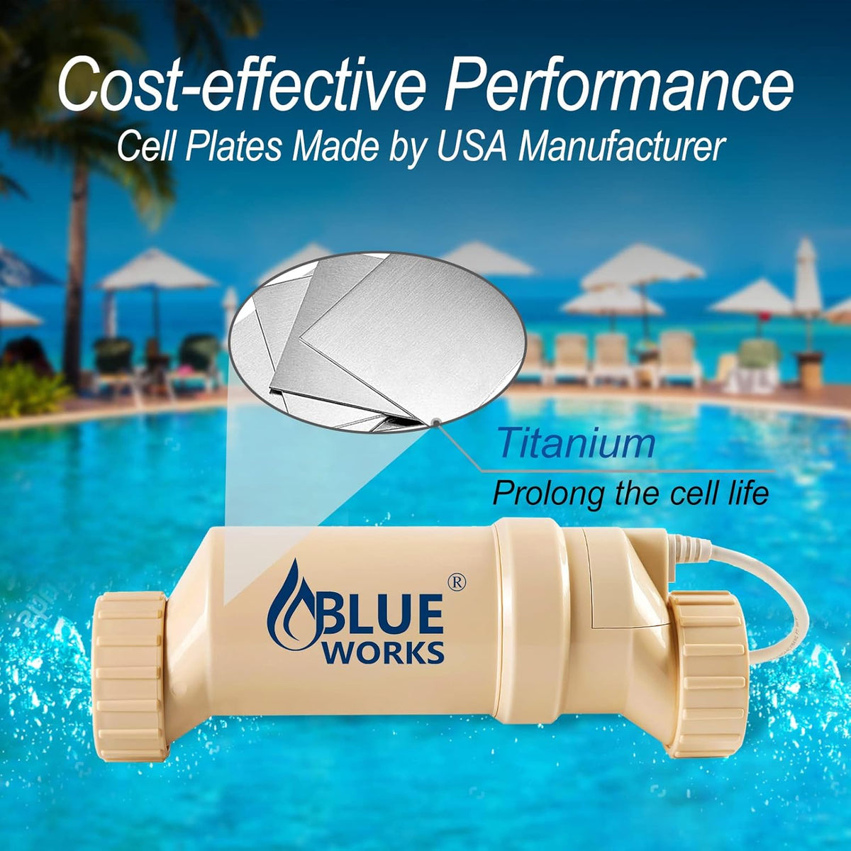 Saltwater Pool Chlorine Generator System for 20K Above Ground Pool K717635