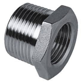 SS 304 Cast Pipe Fitting Hex Bushing 1/4 NPT Male x Female Z642