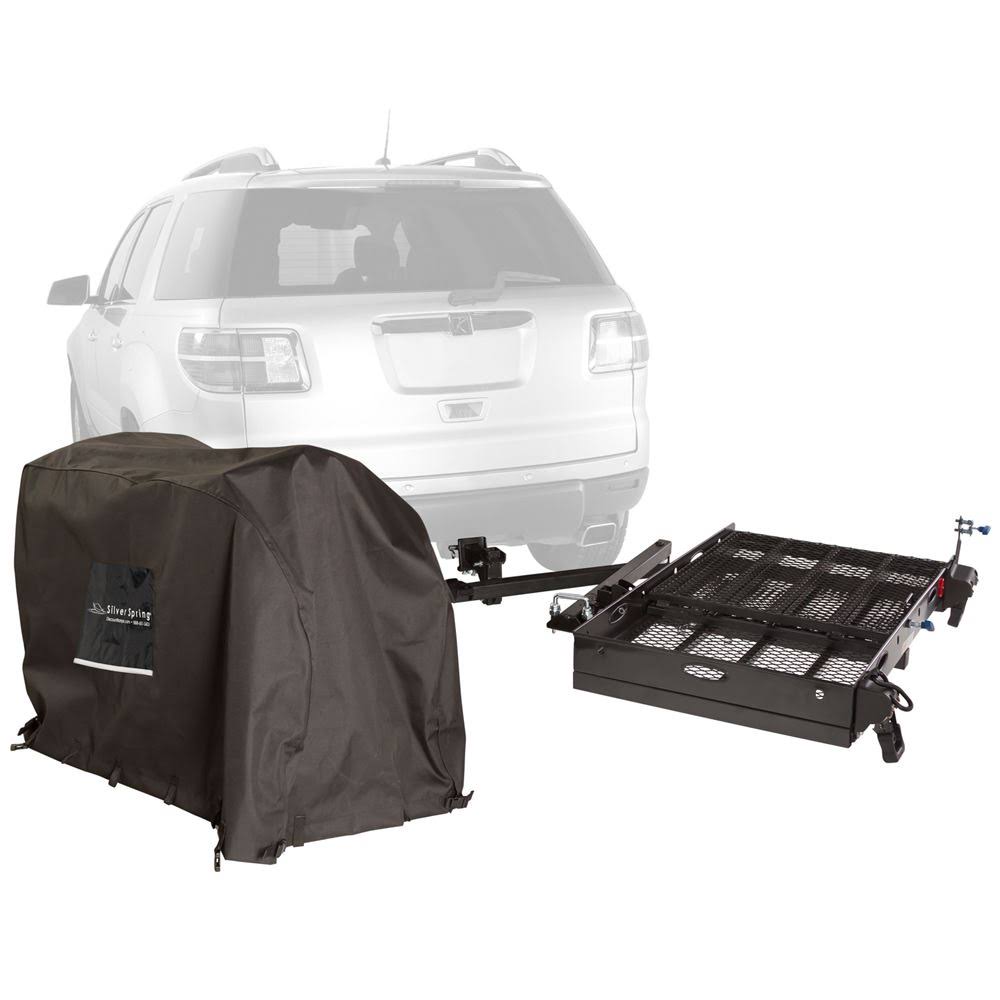 Hitch Carrier with Scooter Cover 500 lb D445
