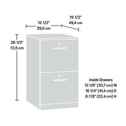 2 Drawer File Cabinet W600