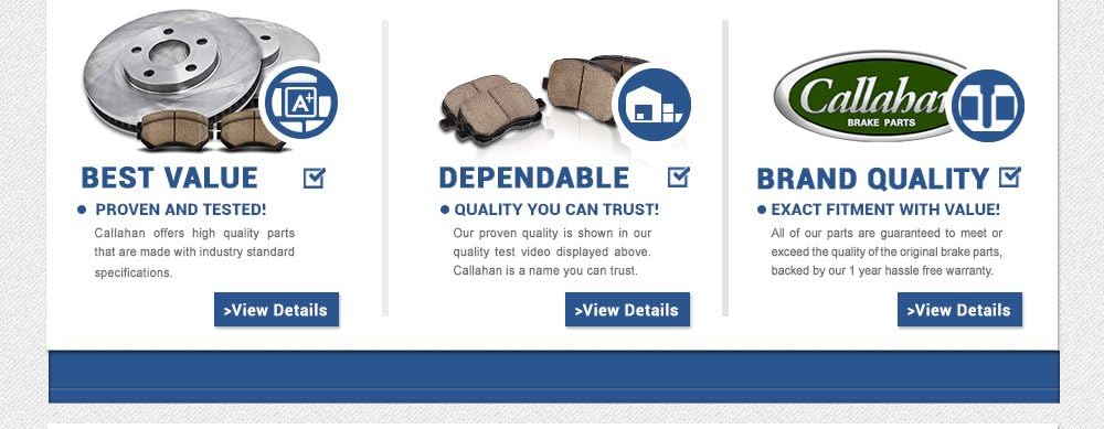 Front and Rear 320 mm 5 Lug Rotors and Metallic Brake Pads J440