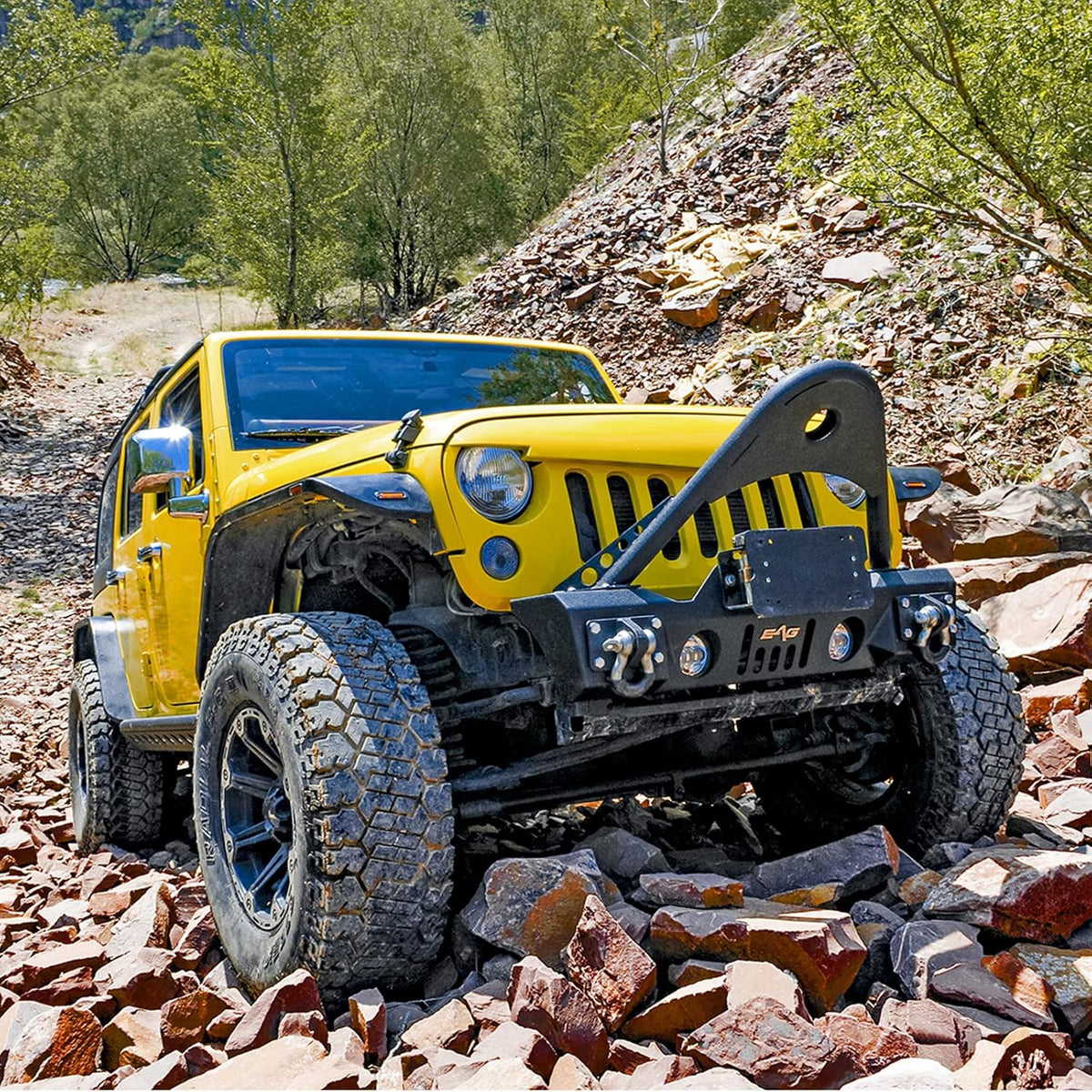 Front and Rear Bumper with Tire Carrier F8397