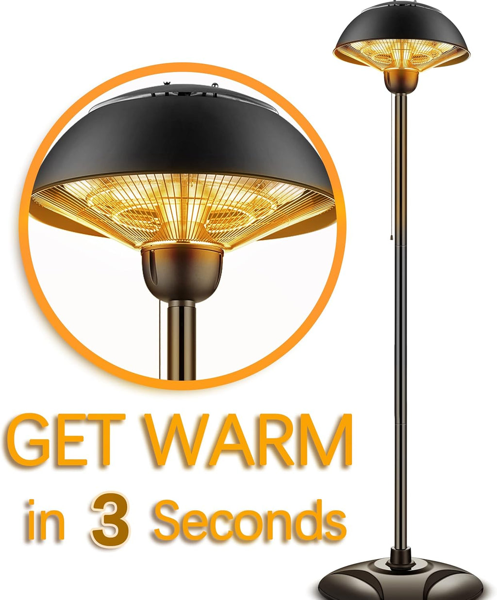 1500W Ceiling Mounted Patio Heater Z21572