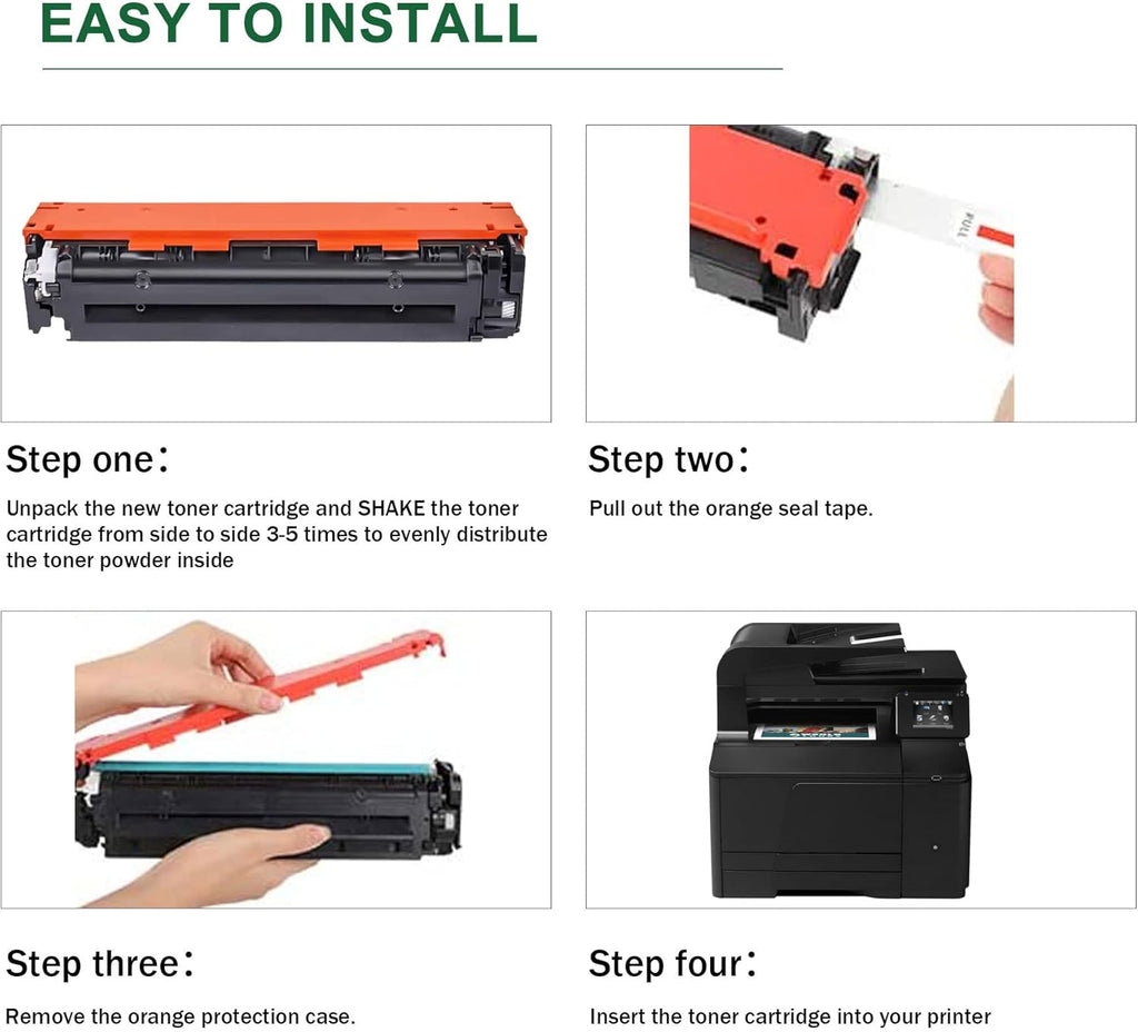 4 Pack Toner Cartridge Replacement V34514