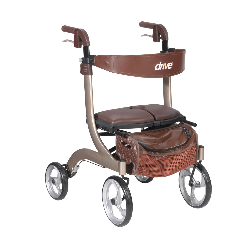 Blue Euro Style Rollator Rolling Walker F114