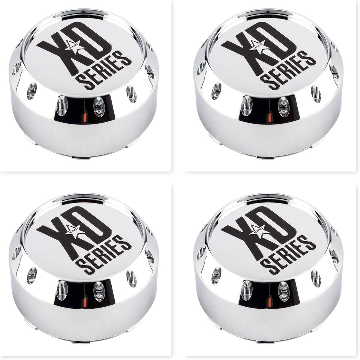 4 Pack Chrome Wheel Center Cap L511