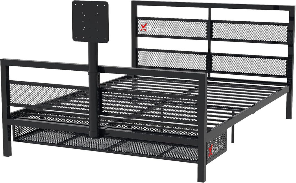 Black Bed with TV Mount O28379