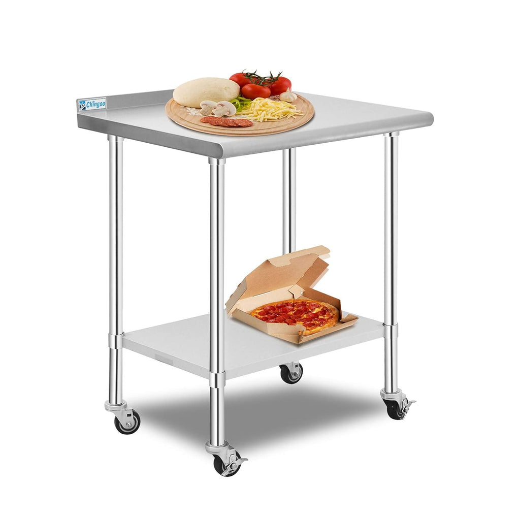 Stainless Steel Table 24x30 Inches with Caster Wheels D282021