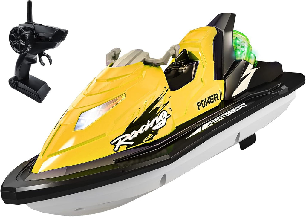 RC Boat with Rechargeable Battery Dual Motors Blue O19837