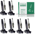 Iridium Spark Plugs and Ignition Coil Pack of 6 K468898