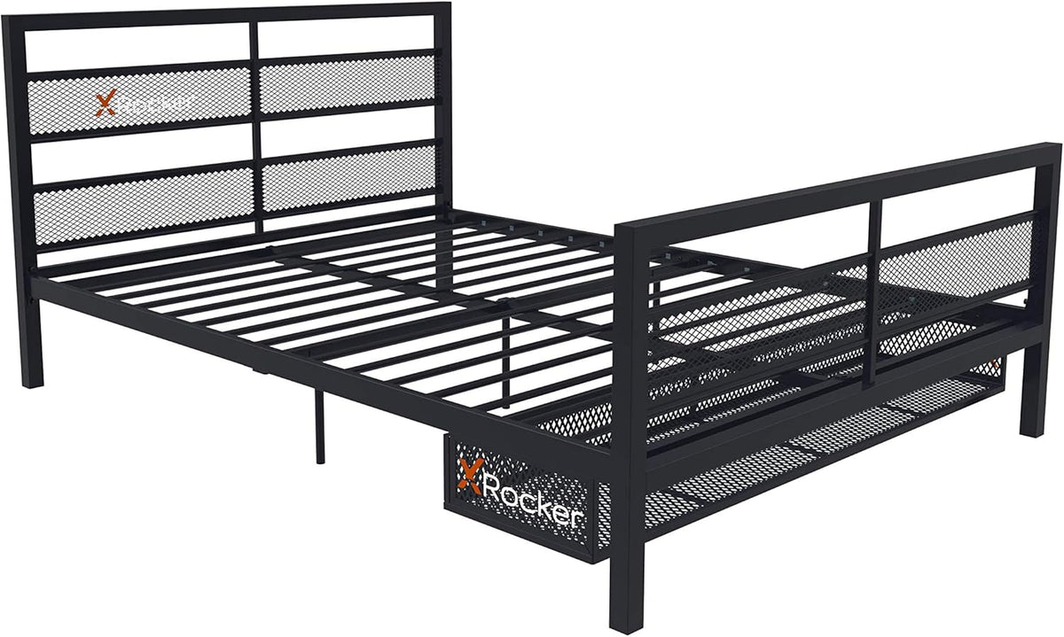 Black Bed with TV Mount O28379