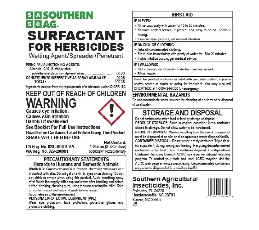 Surfactant for Herbicides 1 Gallon V8858