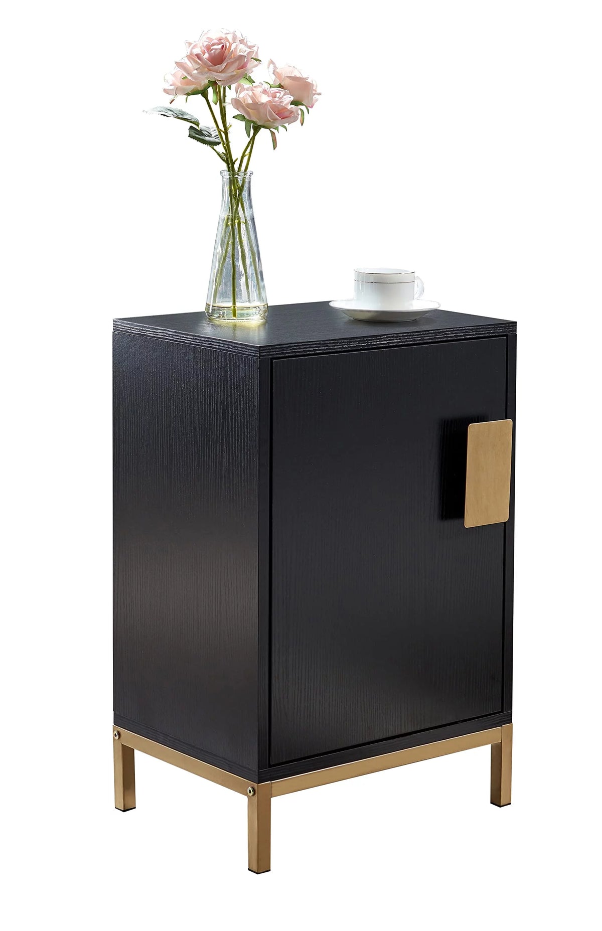 Wood Accent Cabinet Side Table P99359