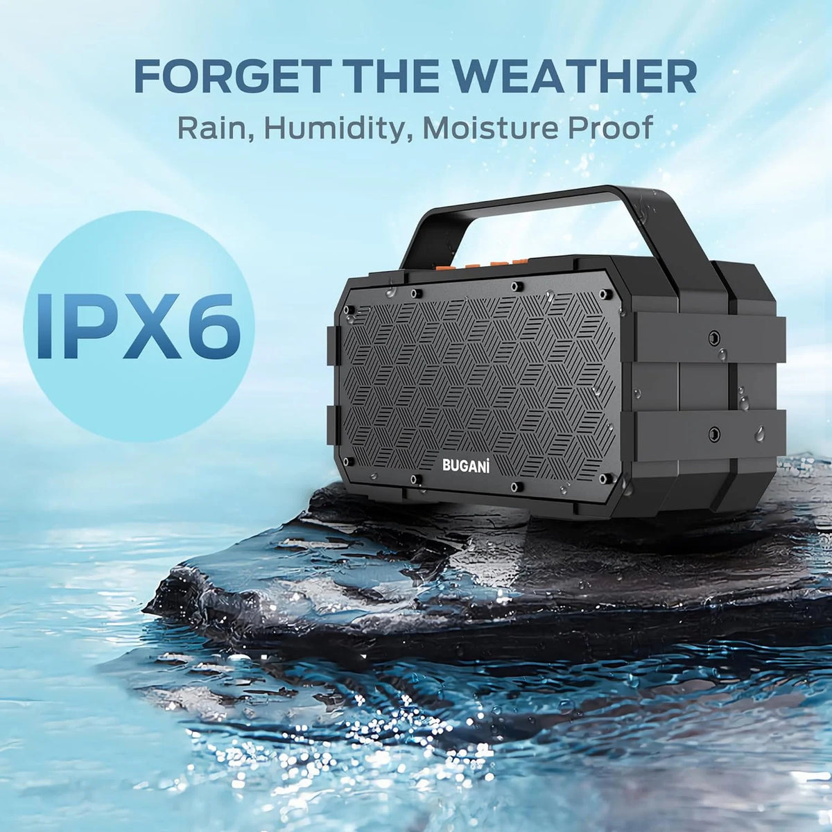 Wireless Portable Bluetooth Speaker 40W IPX6 Waterproof J5868