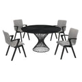 5-Piece Wood Dining Table and Chair Set K723068