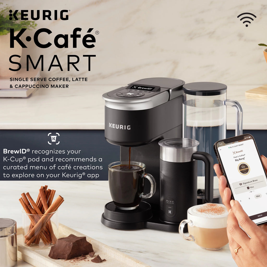 Single Serve Coffee, Latte and Cappuccino Maker, Black W88905