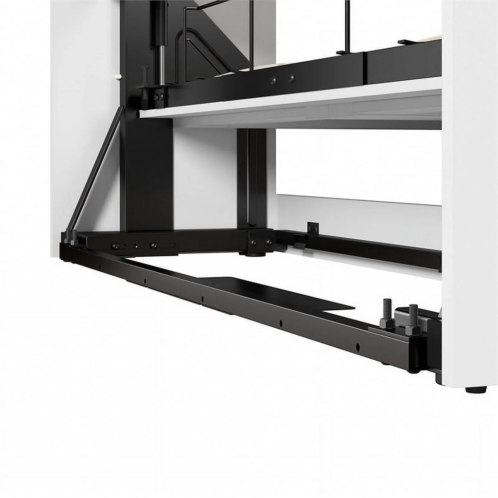 Queen Murphy Bed and Closet Organizer in White I824662