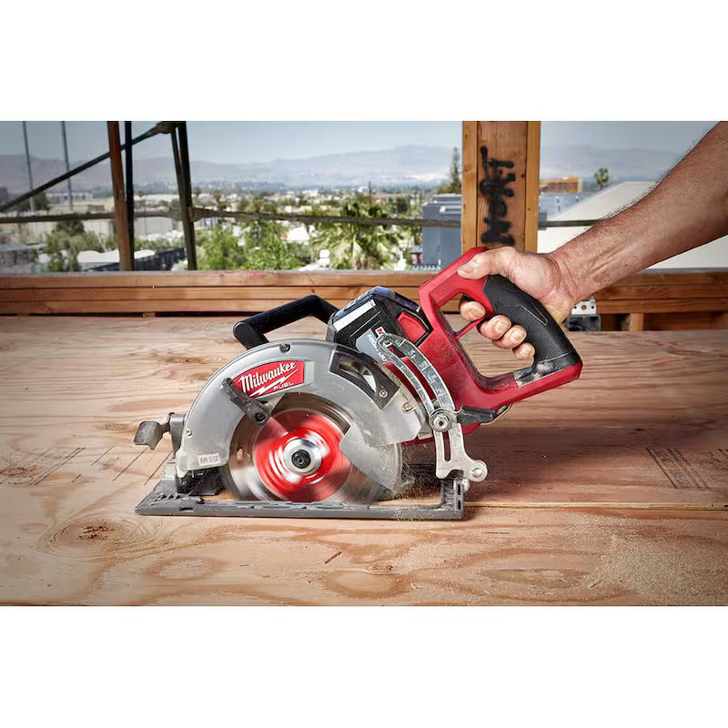 18V Cordless Rear Handle Circular Saw Kit with Battery and Charger T328