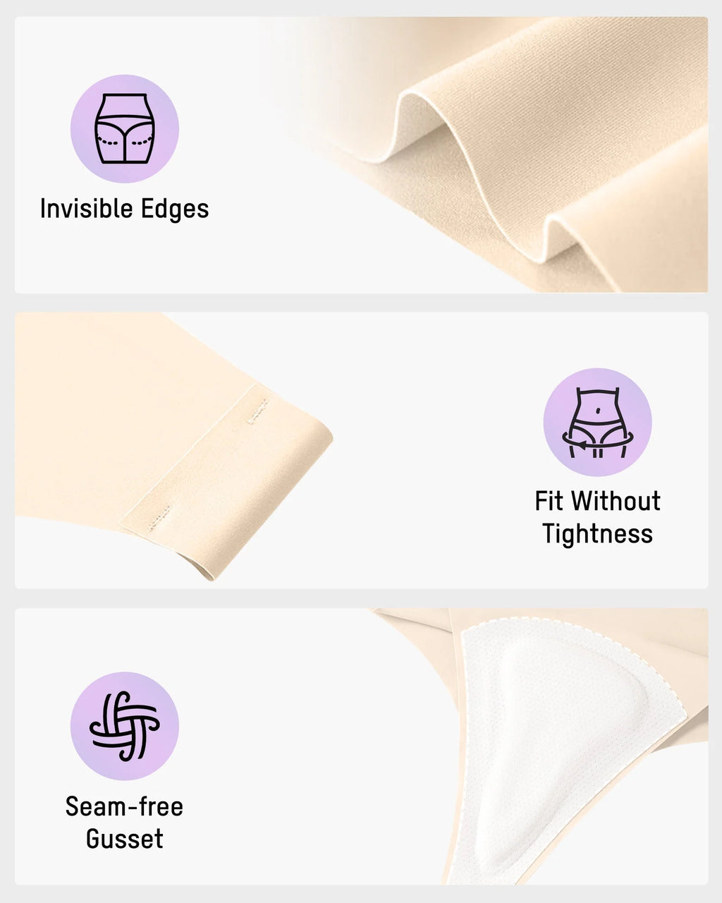 Invisible Comfort Thongs 5 Pack B5329