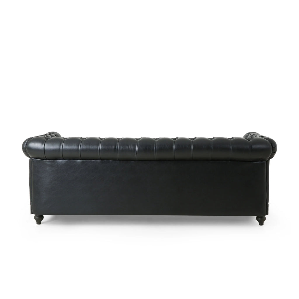 Faux Leather Chesterfield Sofa M54437