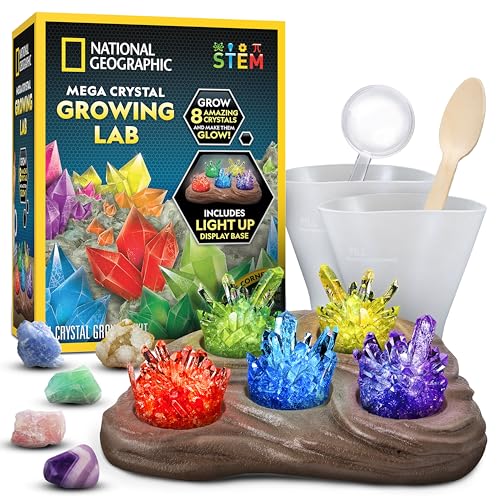 Crystal Growing Kit with Light-Up Stand U6857