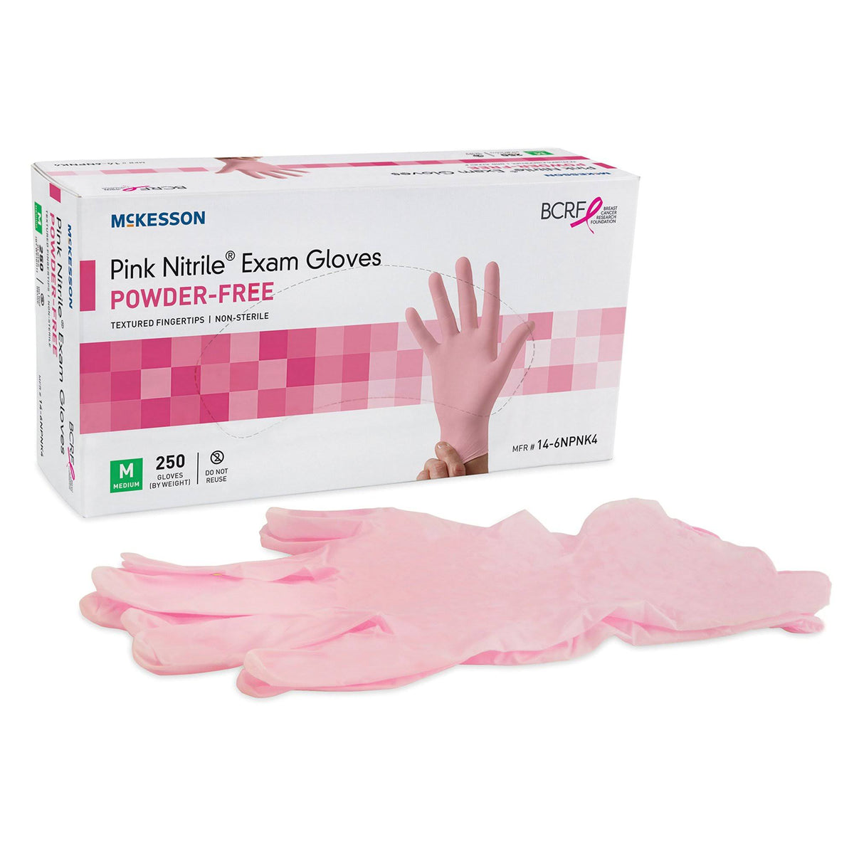 Pink Nitrile Exam Glove X-Large H477666