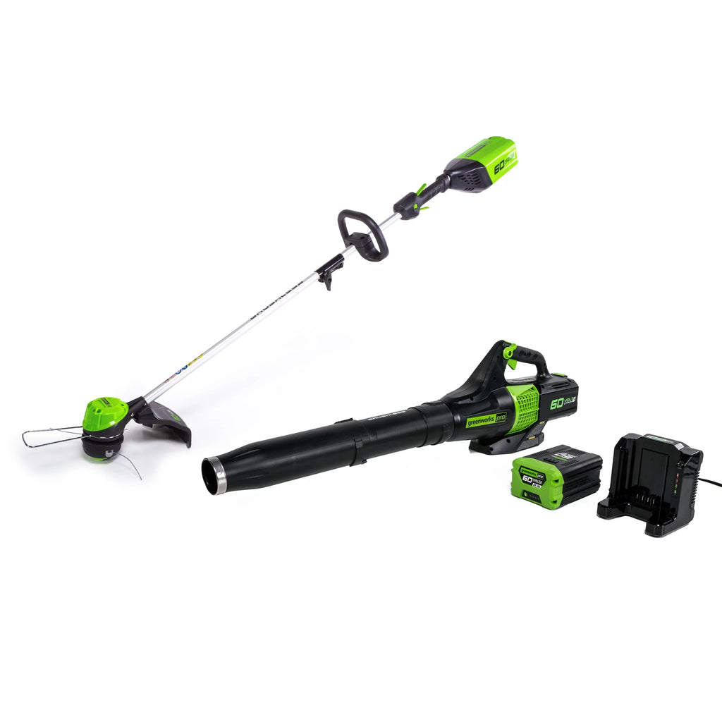 60V Cordless String Trimmer and Leaf Blower Combo Kit U452669