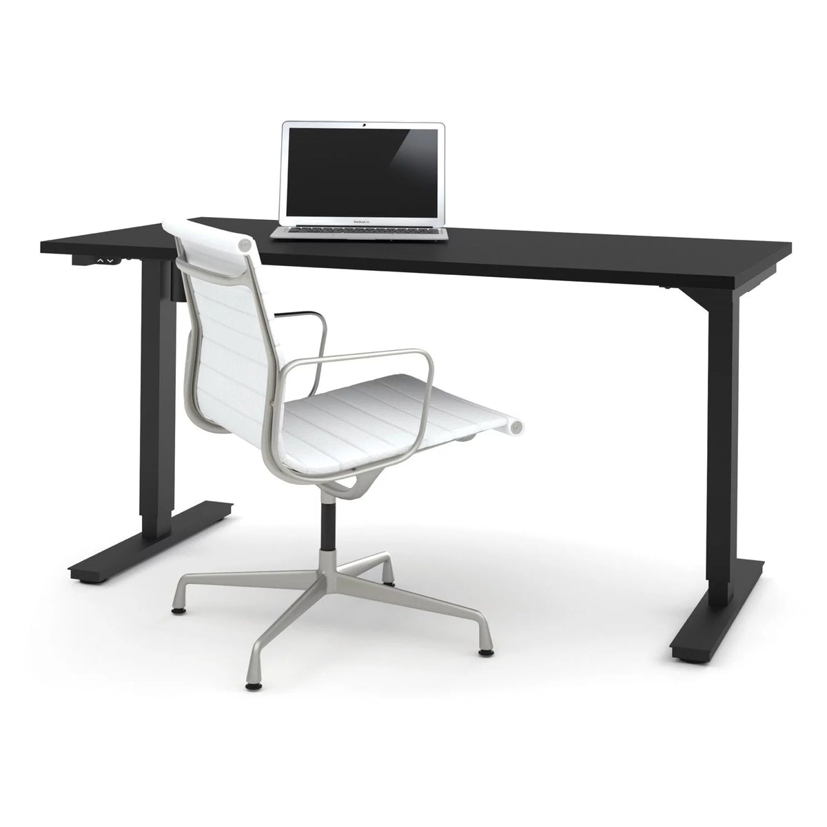 30" x 60" White Adjustable Standing Desk H58901