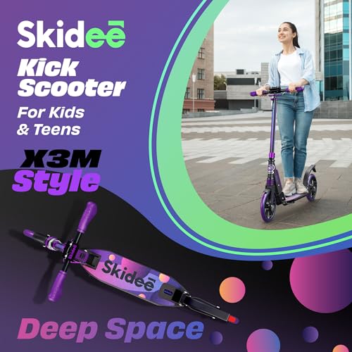 Adjustable Folding Adult Scooter with Large Wheels R788244