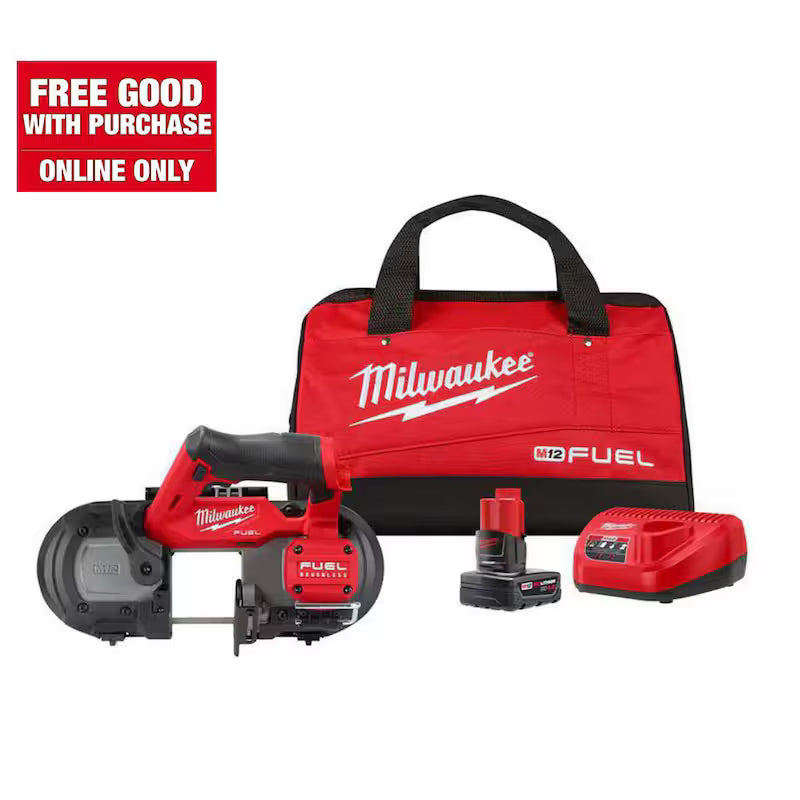 12V Cordless Compact Band Saw Kit with 4.0 Ah Battery M3548