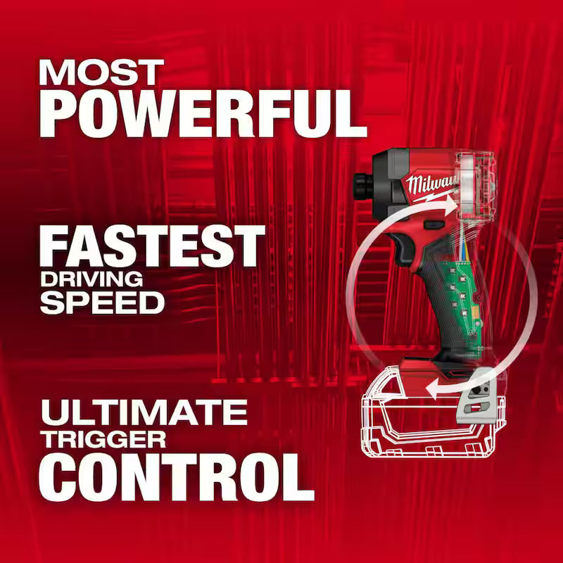 18-Volt Li-Ion Brushless Cordless 1/4 in. Hex Impact Driver & 3/8 in. Compact Impact Wrench T7480