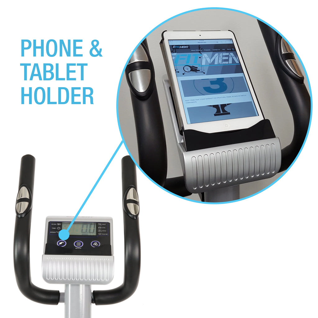 Magnetic Elliptical Trainer with LCD Monitor and Pulse Rate Grips K477