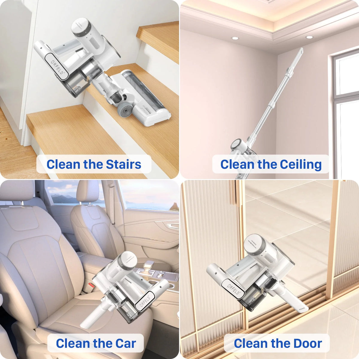 Cordless Vacuum Cleaner 20000Pa 2 in 1 I188